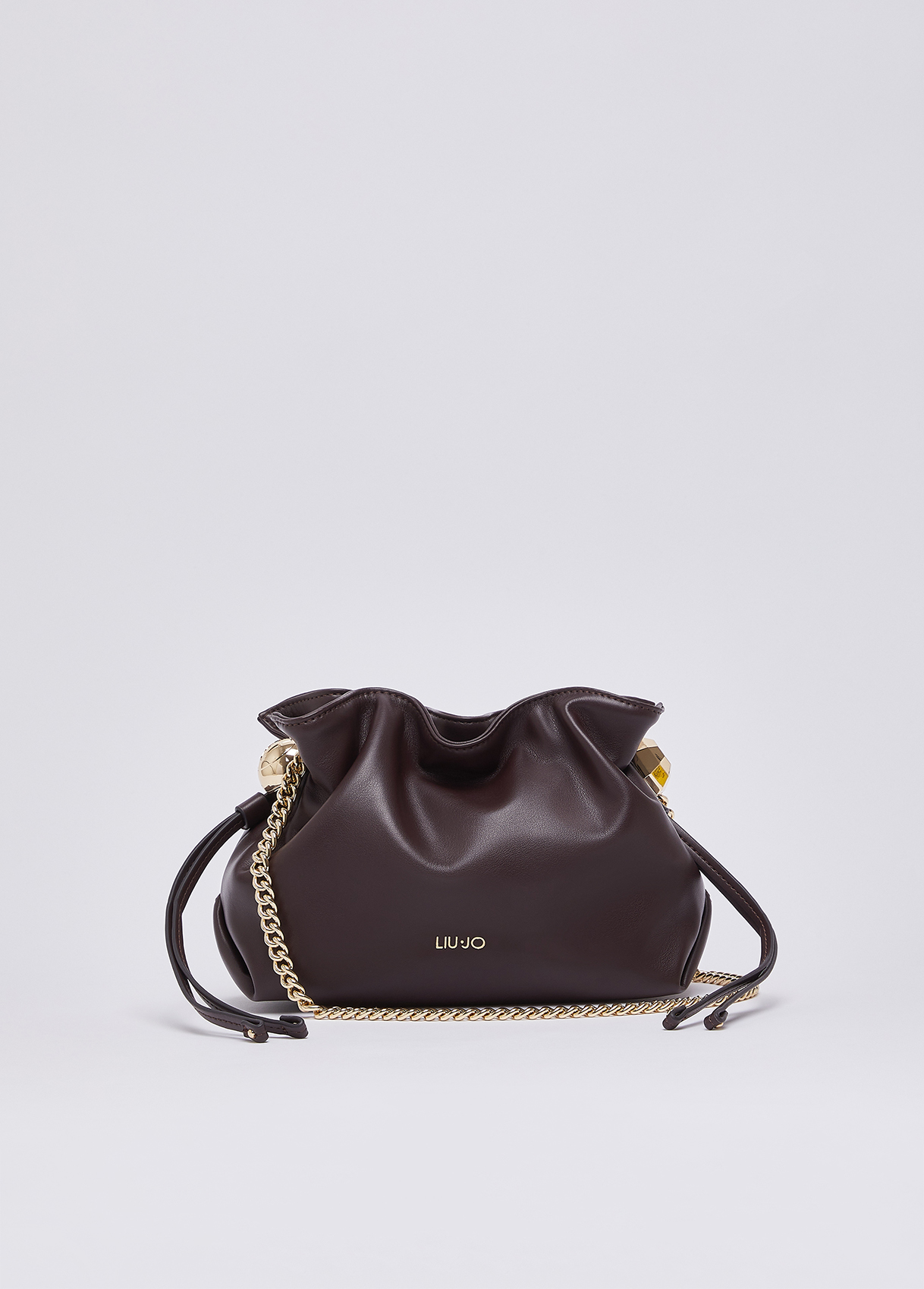 Borsa Riccy piccola catena melanzana 1