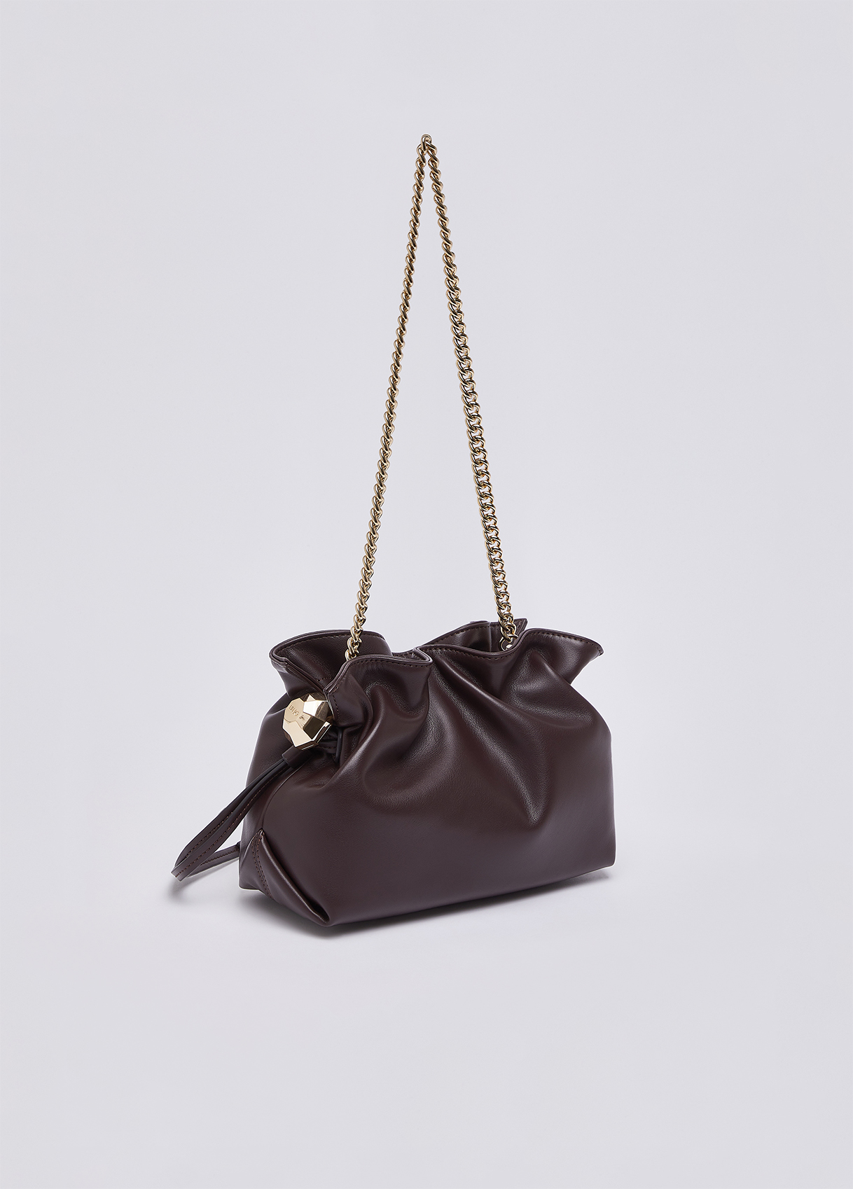 Borsa Riccy piccola catena melanzana 2