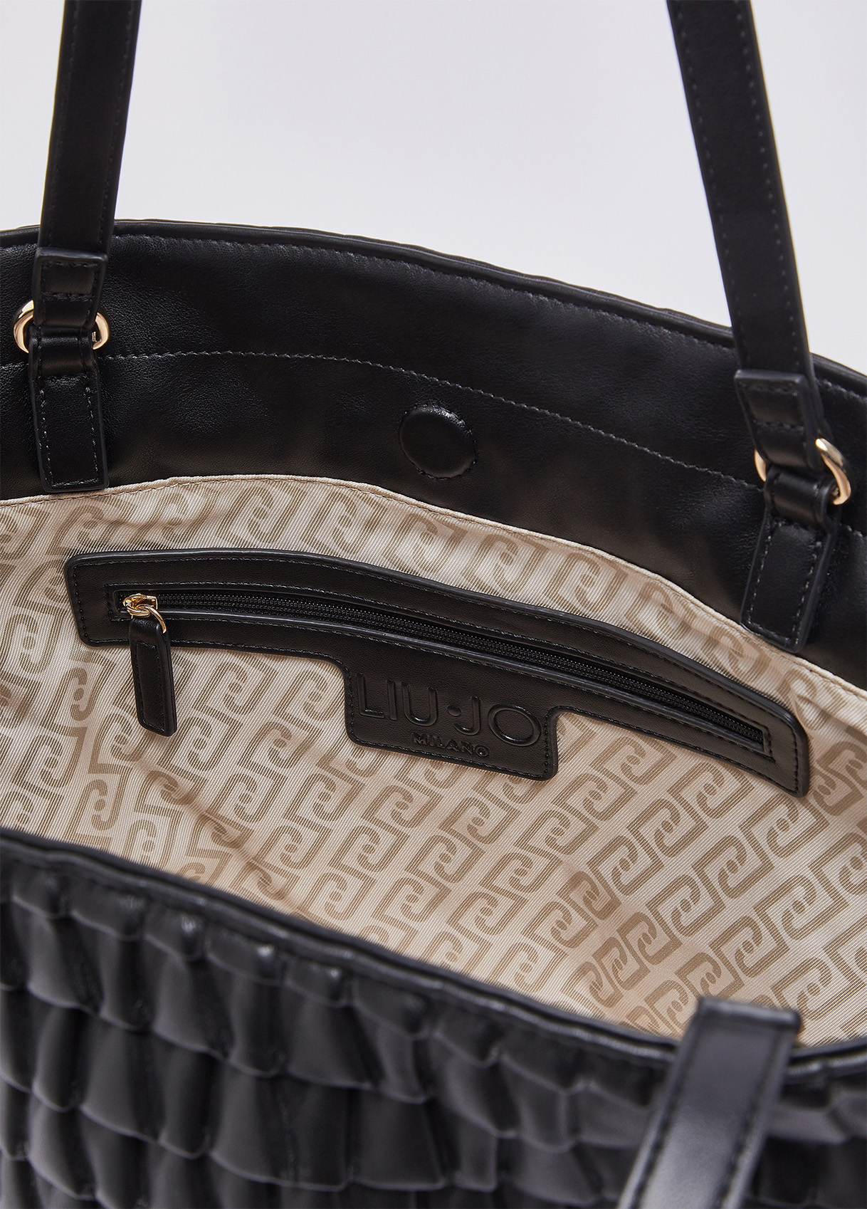 Borsa goffrata grande 2 manici 4